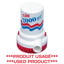 10   Pompe de cale Rule 12V 2000GPH