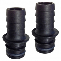 20381-006   Flojet Fitting Quad Port to Straight 3/4" Hose Barb (Pair)