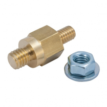 QC6007-010   Boulon adaptateur de borne lat&eacute;rale pour poteau accessoire 3/8" &agrave; 3/8" (paquet de 10)