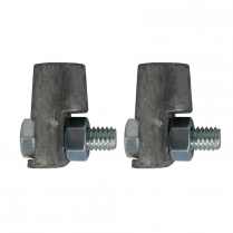 QC850116-010   Connecteur de terminal drapeau &agrave; poteau sup&eacute;rieur (paquet de 10)