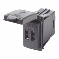 BS1039   Chargeurs USB 4.8A double 12/24V Dual  - Montage interrupteur