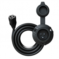 GCP1EX   Port de fiche CA avec rallonge de 12'