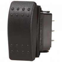 BS7933   Contura II Switch SPDT Black - (ON)-OFF-(ON)