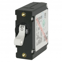 BS7206   A-Series Toggle Circuit Breaker - Single Pole 10A White