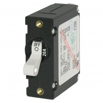 BS7214   A-Series Toggle Circuit Breaker - Single Pole 20A White