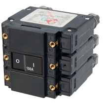 BS7568   Disjoncteur &agrave; bascule plat s&eacute;rie C - tripolaire 100A AC