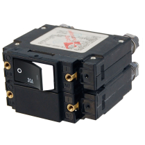 BS7580   Disjoncteur &agrave; bascule sur&eacute;lev&eacute; s&eacute;rie C - bipolaire 30A AC