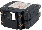 BS7581   Disjoncteur &agrave; bascule sur&eacute;lev&eacute; s&eacute;rie C - bipolaire 50A AC