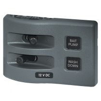 BS4303   Panneau de commutation &eacute;tanche WeatherDeck 12V CC - 2 positions