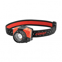 FL85   Coast Twist Focus Beam Headlamp 2 Colors LED 650 Lumens 3x AAA