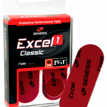 GENESIS EXCEL #1 TAPE RED &ndash; 40 COUNT