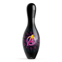 AVENGERS LOGO WITH CHARACTER ICONS PIN