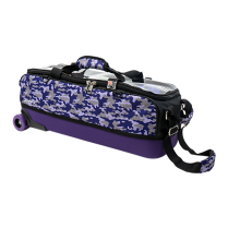 KR DYE-SUB SLIM TRIPLE TOTE - PURPLE CAMO