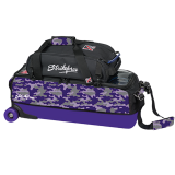 KR DYE-SUB SLIM TRIPLE TOTE - PURPLE CAMO