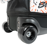 KR DYE-SUB SLIM TRIPLE TOTE - WHT/BLK/RED SPLASH