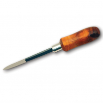 TURBO BEVEL KNIFE 4" BLADE WITH WOOD HANDLE