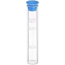 Test Tube, Glass, 5mL, w/ Cap