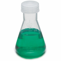 Flask, 125mL, PMP w/Cap, EACH