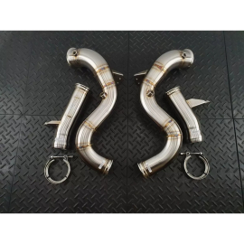 Redstar Mercedes W222 S63 M177 Downpipes