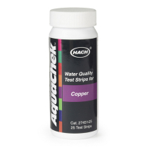 Copper Test Strip, 0-3ppm, 25/bt