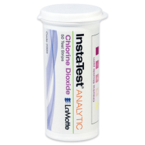 Insta-TEST&reg; Chlorine Dioxide Test Strips &ndash; 0&ndash;10 ppm, 50 Tests, Visual Color Comparison