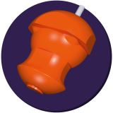 PURPLE PEARL URETHANE 78D