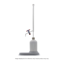 Buret, Stem, 25mL, Glass SC, w/500mL Bottle/Cap