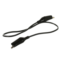 Alligator Clip Leads 12" Black