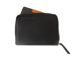 Akrapovic Leather Zip Notebook - Black S