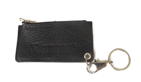Akrapovic Leather Zip Keychain - Black