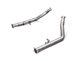 Akrapovic Downpipe Set w/o Cat (SS) for Mercedes W463 G63