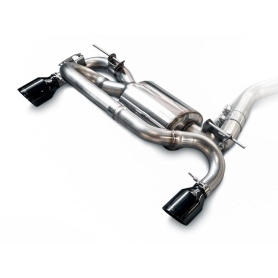 AWE BMW F22 M235i / M240i Touring Edition Axle-Back Exhaust - Diamond Black Tips (102mm)