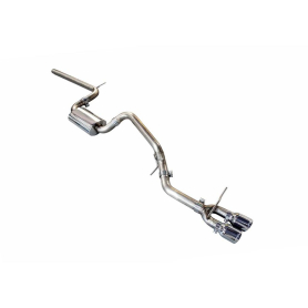 AWE VW MK7 Golf SportWagen Touring Edition Exhaust - Chrome Silver Tips (90mm)