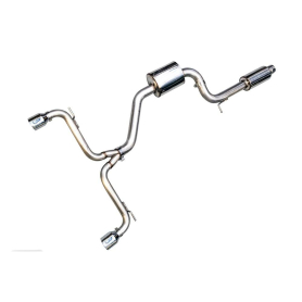 AWE VW MK7 GTI Touring Edition Exhaust - Chrome Silver Tips