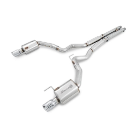 AWE S550 Mustang GT Cat-back Exhaust - Touring Edition (Chrome Silver Tips)