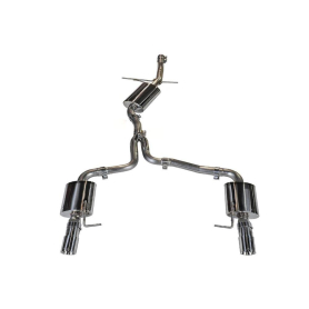 AWE Audi B8.5 All Road Touring Edition Exhaust - Dual Outlet Diamond Black Tips