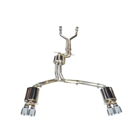 AWE Audi C7 / C7.5 S7 4.0T Touring Edition Exhaust - Polished Silver Tips