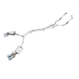 AWE Audi B9 S5 3.0T Touring Edition Exhaust - Chrome Silver Tips (102mm)