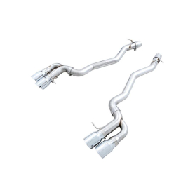 AWE 18-19 BMW M5 (F90) 4.4T AWD Axle-back Exhaust - Track Edition (Chrome Silver Tips)