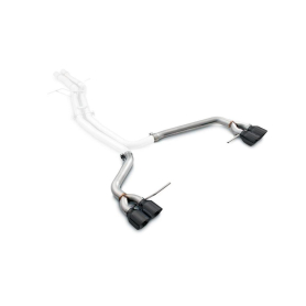 AWE Porsche Macan Track Edition Exhaust System - Diamond Black 102mm Tips