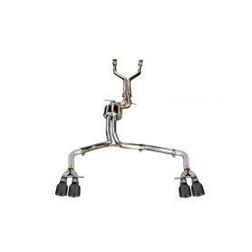 AWE Audi C7 / C7.5 S6 4.0T Track Edition Exhaust - Diamond Black Tips