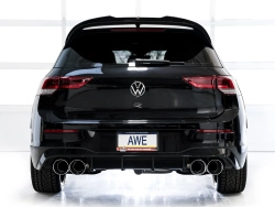 AWE Track Edition Exhaust for Volkswagen MK8 Golf R - Chrome Silver Tips