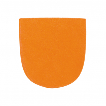 ORANGE LEATHER HEEL
