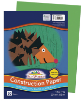 Construction Paper, Green 9 x 12 (50 pack)