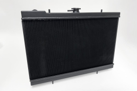 CSF R32 Skyline GT-R/GTS Full Billet Aluminum High-Performance Radiator - Black