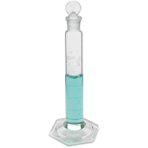 Cylinder, Mixing, 25mL, w/Stopper