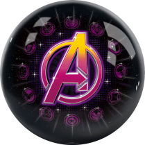 LOGO DES AVENGERS AVEC IC&Ocirc;NES DES PERSONNAGES