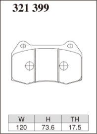 Dixcel Type ES Brake Pads - Skyline GTR/350Z/Integra Type-R (Brembo) (Front)