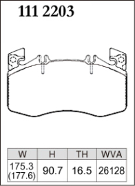 Dixcel Type M Brake Pads - Mercedes AMG A45S W177 (Front)