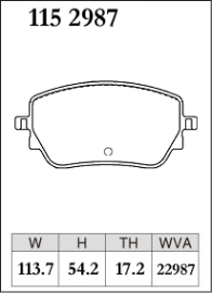 Dixcel Type M Brake Pads - Mercedes Benz AMG A45S W177 (Rear)